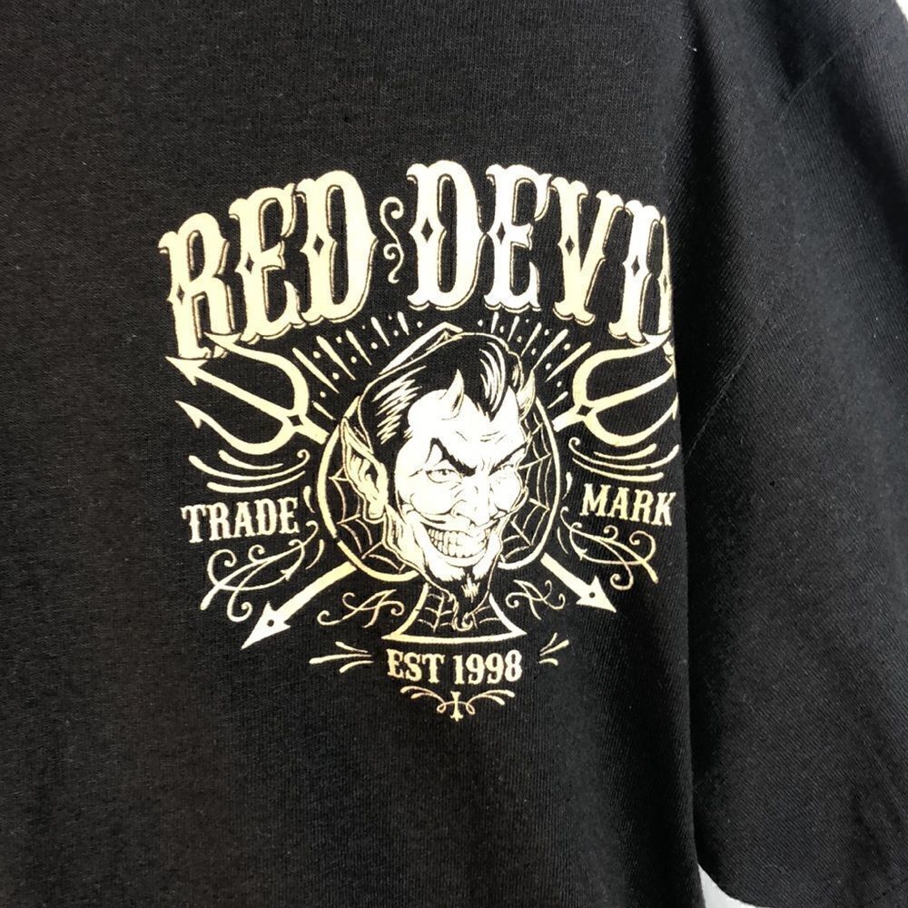 RED DEVIL CLOTHING Dead Man Tee size Medium - Picture 2 of 6